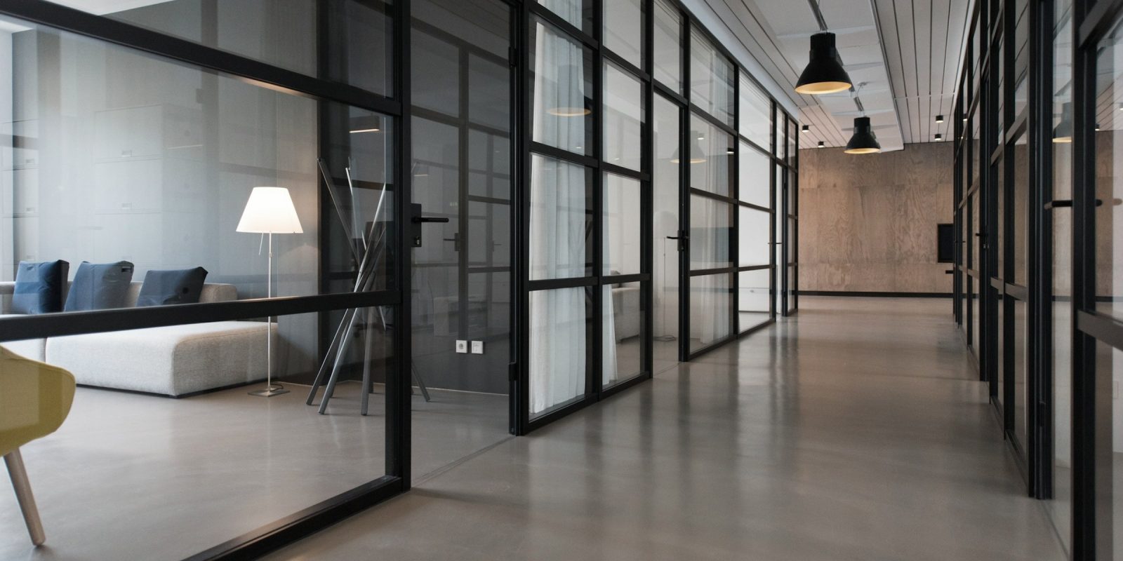 Bright workspace fitout environment
