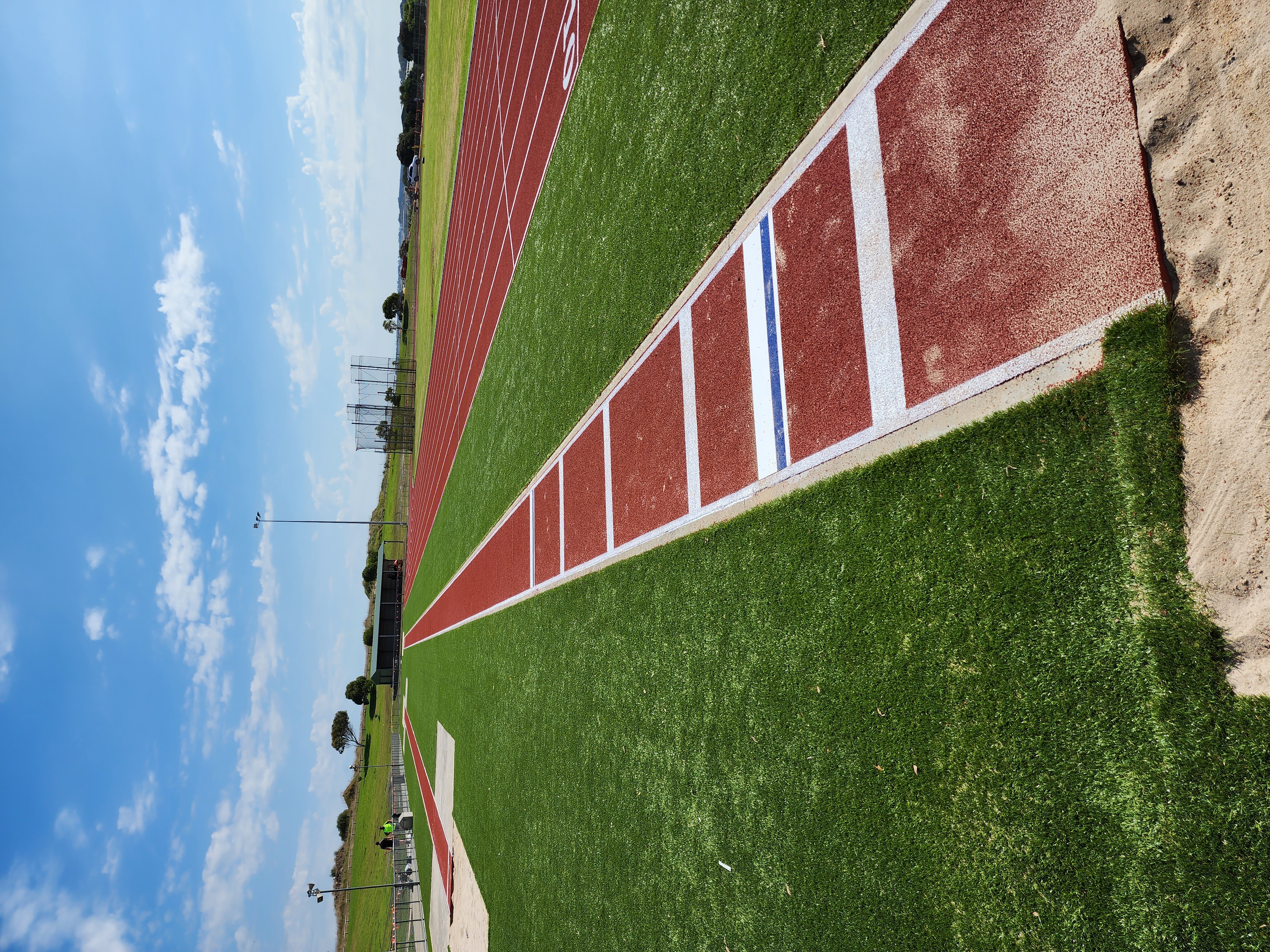 Brauer College Synthetic grass area